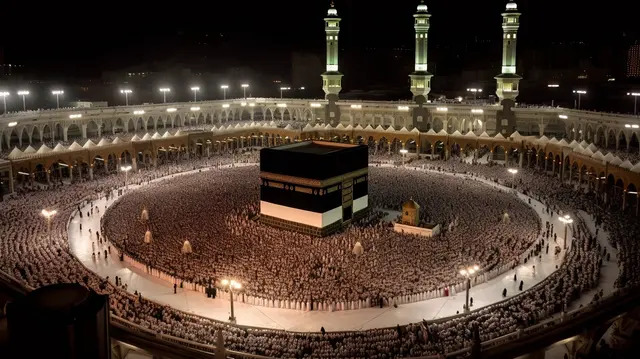 Vue de la Kaaba